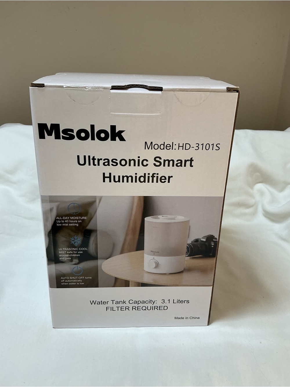 Msolok Ultrasonic Humidifier - Never Opened